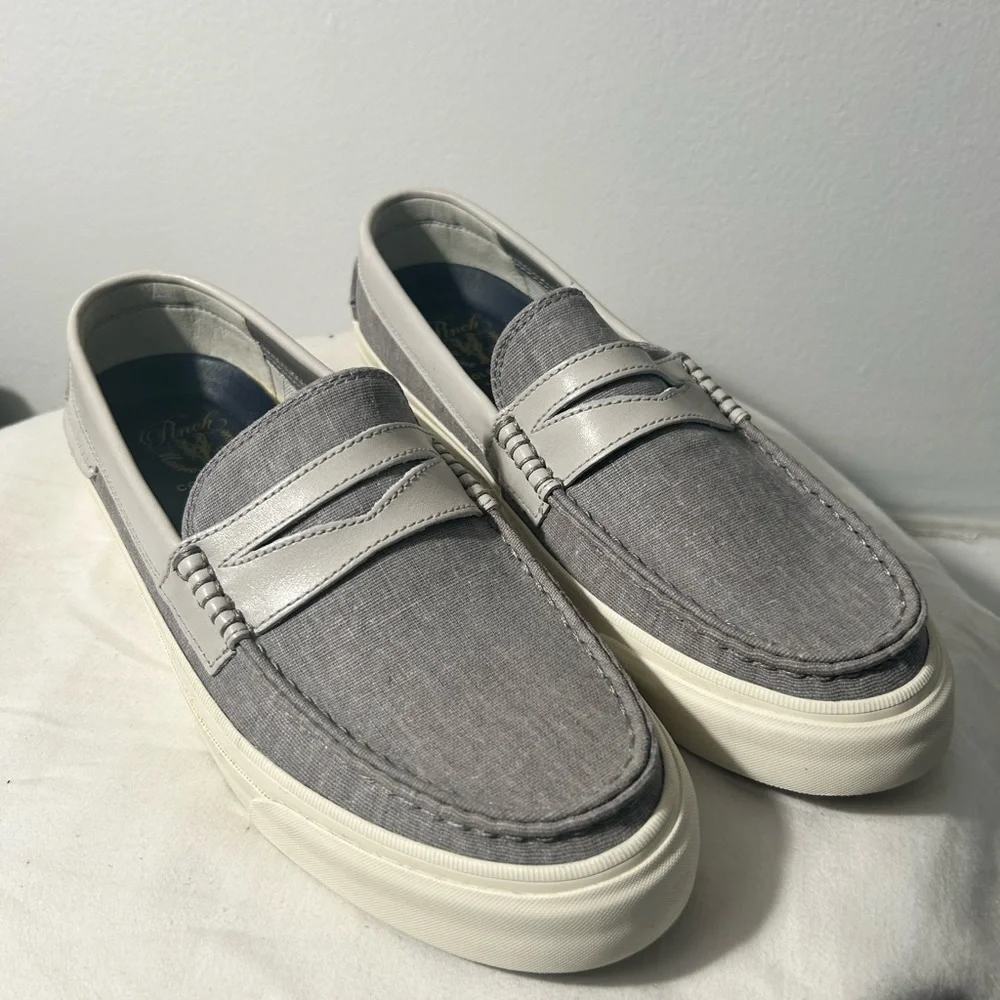 Cole Haan Gray and Cream Men's Loafers